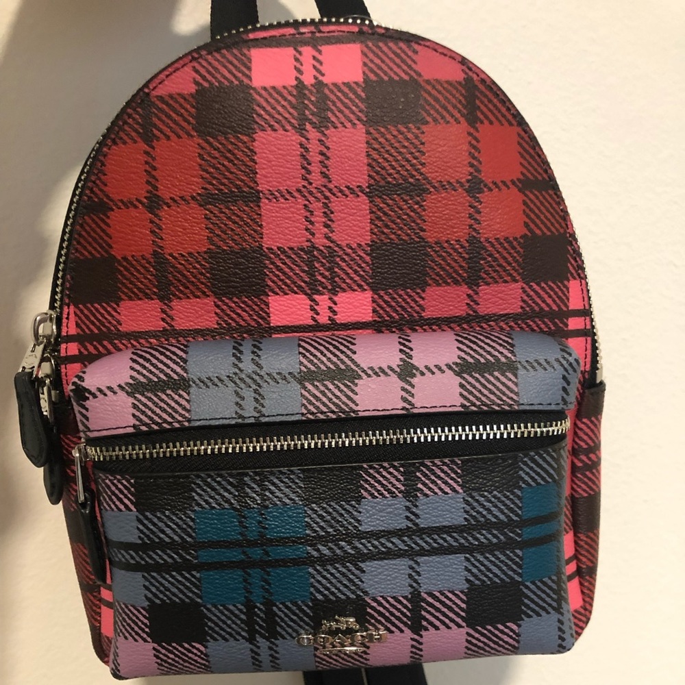 Coach mini backpack multicolor